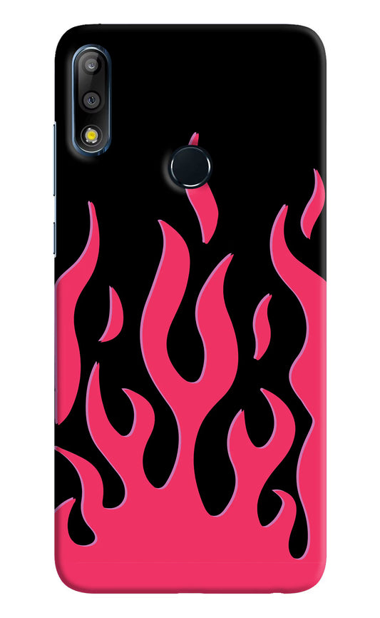 Fire Flames Asus Zenfone Max Pro M2 Hard Case Back Cover by Casekaro