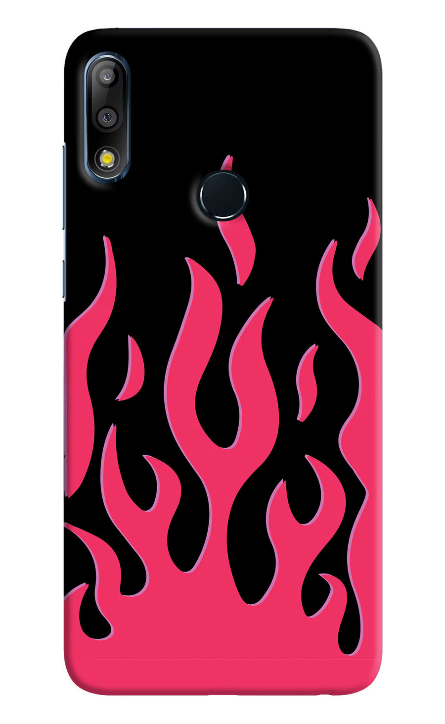 Fire Flames Asus Zenfone Max Pro M2 Back Cover, Hard case