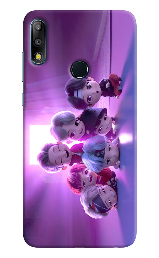 BTS Chibi Asus Zenfone Max Pro M2 Hard Case Back Cover by Casekaro