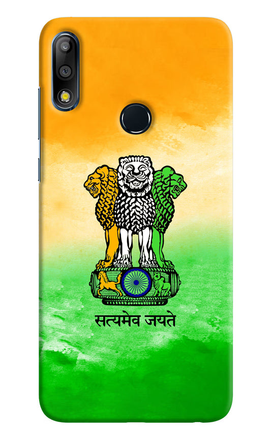 Satyamev Jayate Flag Asus Zenfone Max Pro M2 Hard Case Back Cover by Casekaro