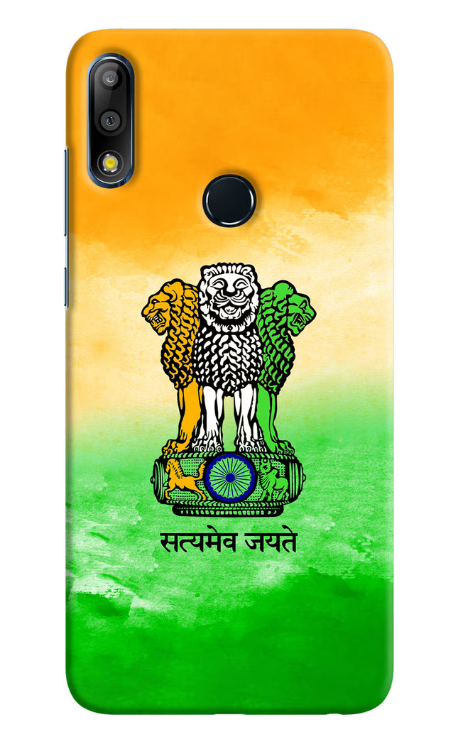 Satyamev Jayate Flag Asus Zenfone Max Pro M2 Hard Case Back Cover by Casekaro