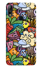 Veggie Doodle Asus Zenfone Max Pro M2 Hard Case Back Cover by Casekaro