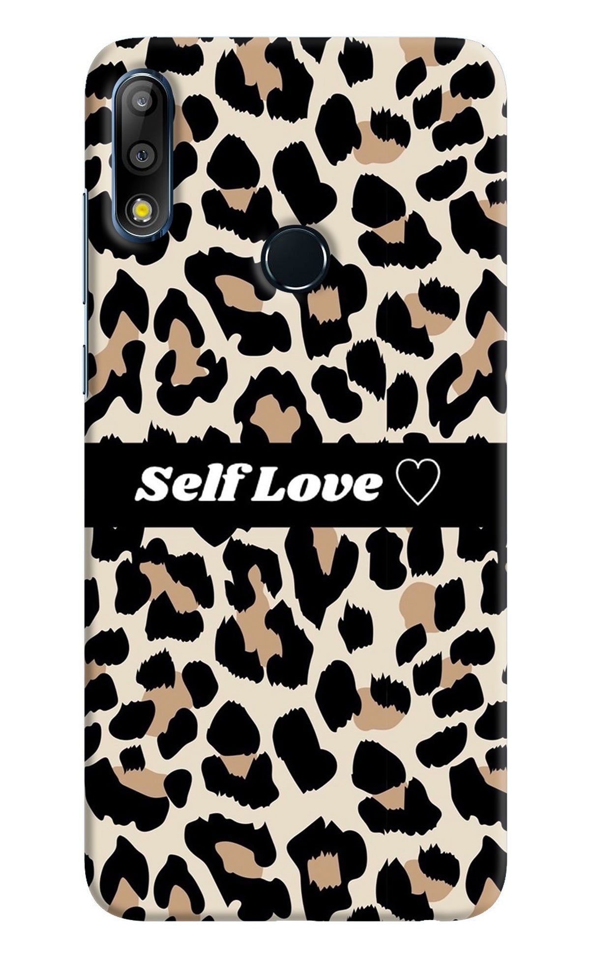 Leopard Print Self Love Asus Zenfone Max Pro M2 Back Cover