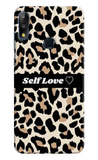 Leopard Print Self Love Asus Zenfone Max Pro M2 Hard Case Back Cover by Casekaro