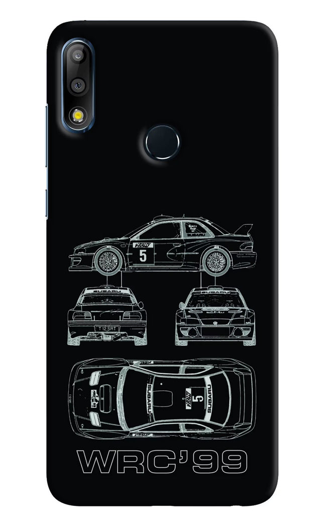 WRC'99 Asus Zenfone Max Pro M2 Hard Case Back Cover by Casekaro