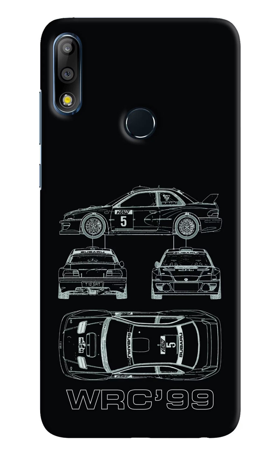 WRC'99 Asus Zenfone Max Pro M2 Back Cover, Hard case