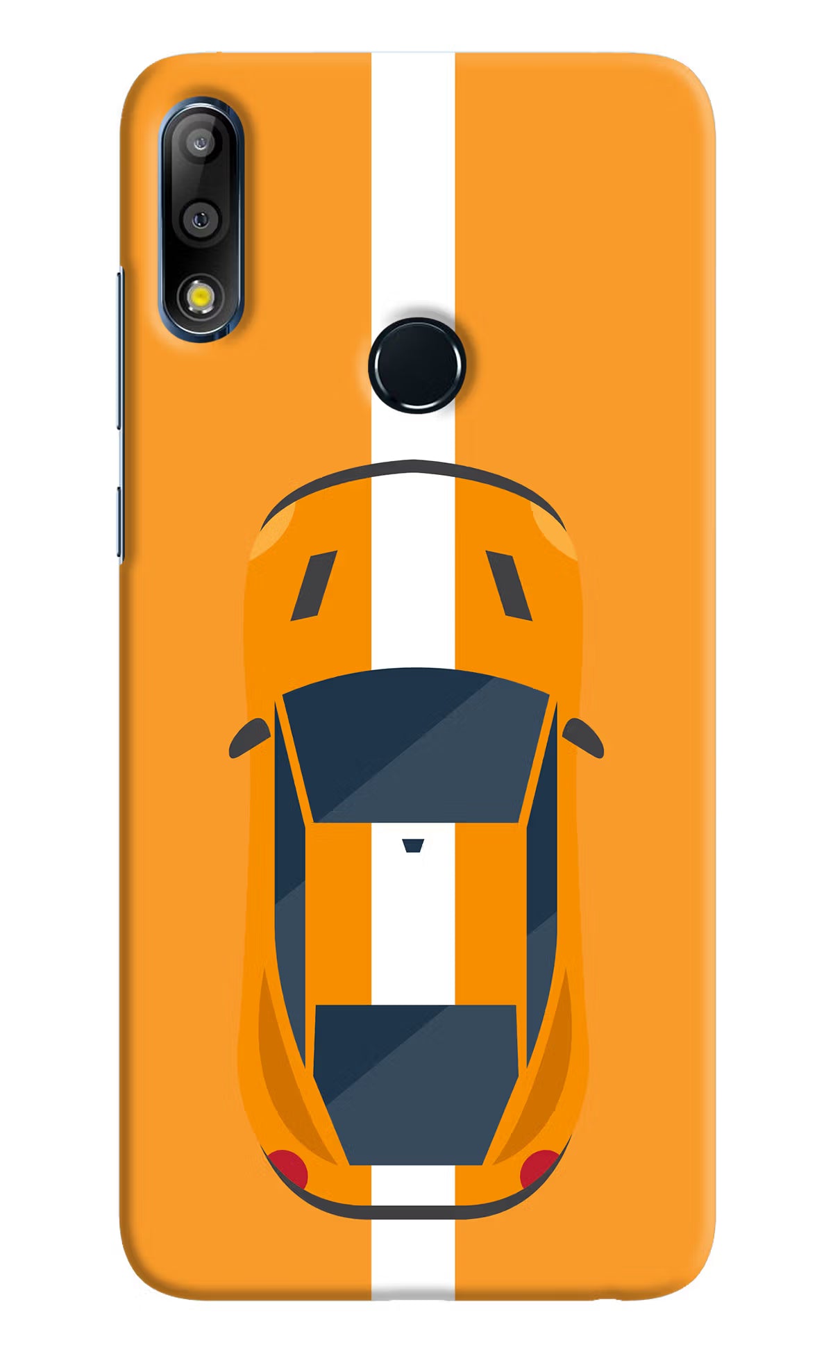 Highway Pursuit Asus Zenfone Max Pro M2 Hard Case Back Cover by Casekaro