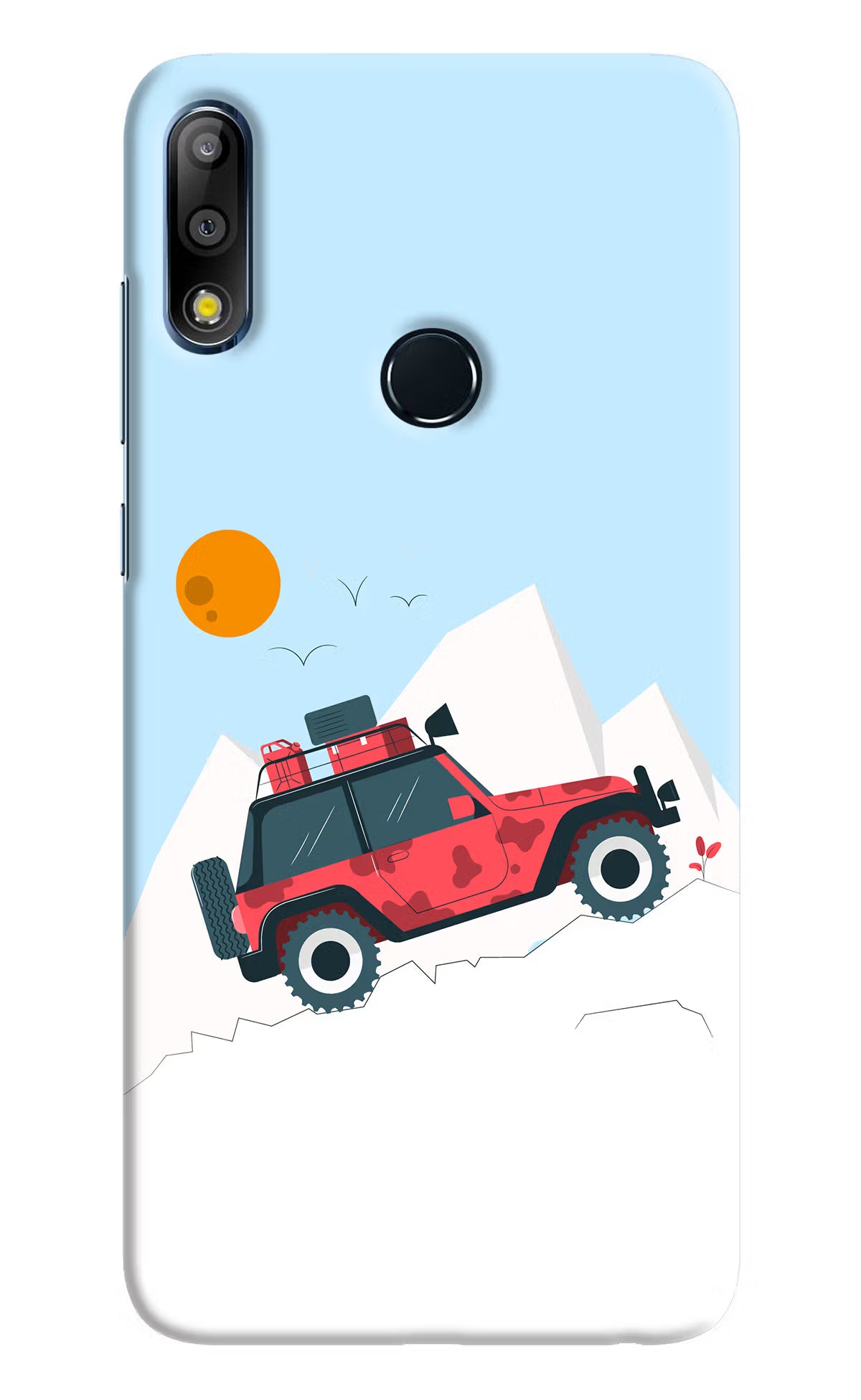 Mountain Trail Beast Asus Zenfone Max Pro M2 Hard Case Back Cover by Casekaro
