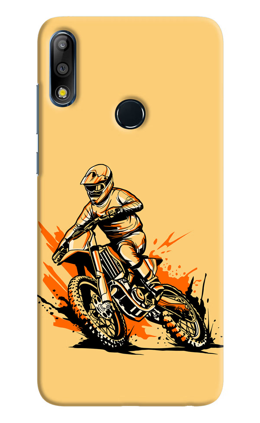 Off-Road Fury Asus Zenfone Max Pro M2 Back Cover, Hard case