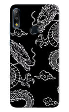 Twin Dragons Asus Zenfone Max Pro M2 Hard Case Back Cover by Casekaro