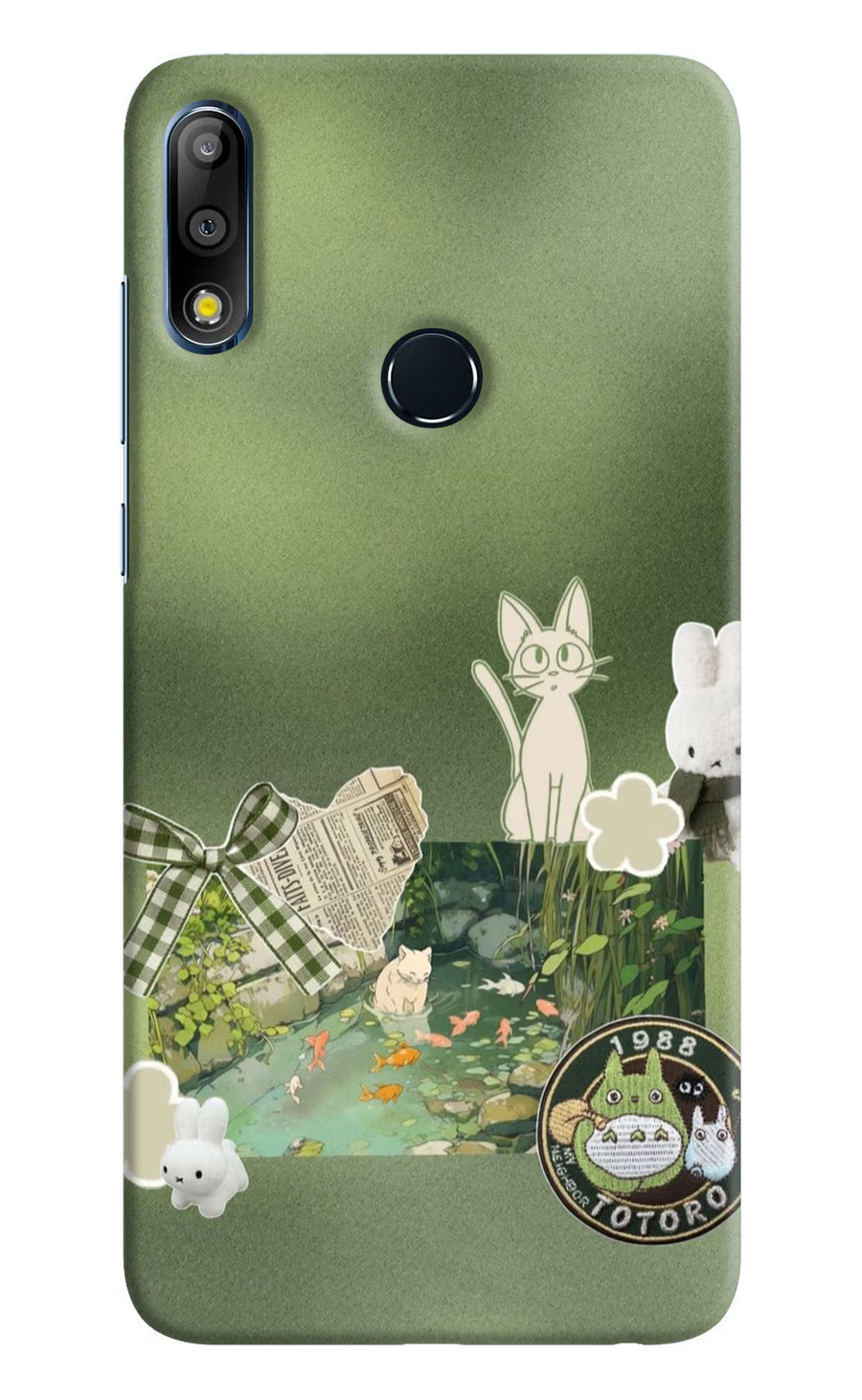 Aesthetic anime Asus Zenfone Max Pro M2 Back Cover, Hard case