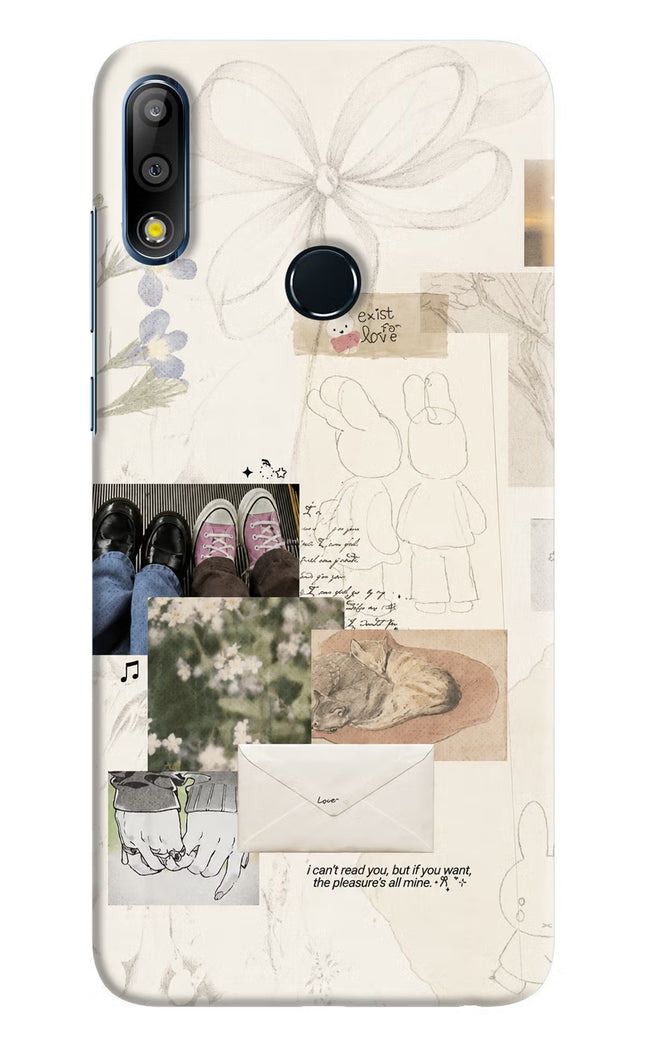 Soft Aesthetic Asus Zenfone Max Pro M2 Hard Case Back Cover by Casekaro
