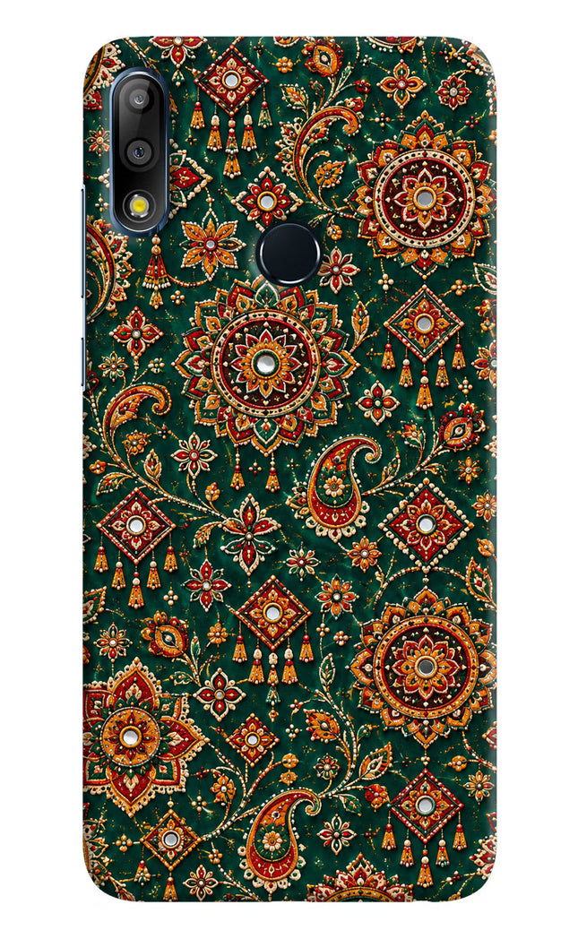 Green Pataka Asus Zenfone Max Pro M2 Hard Case Back Cover by Casekaro