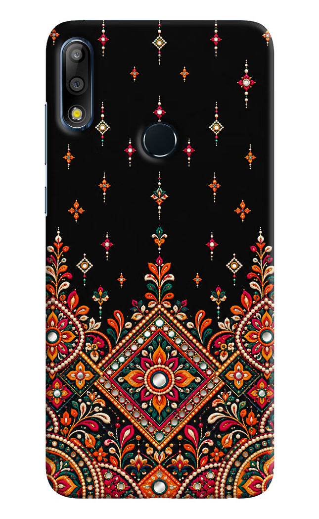 Noir Mehfil Asus Zenfone Max Pro M2 Hard Case Back Cover by Casekaro