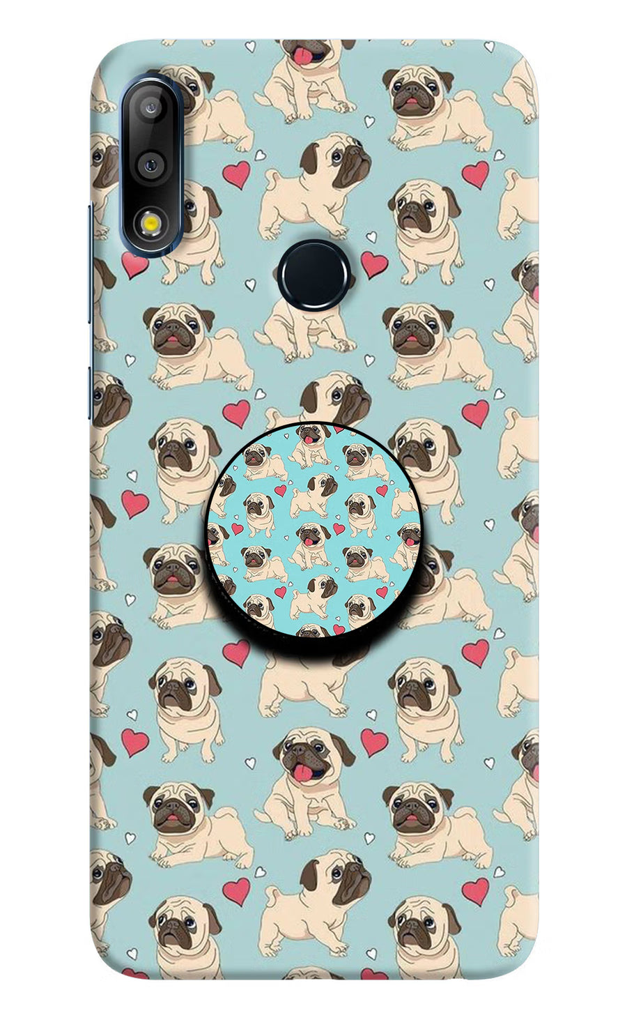 Pug Dog Asus Zenfone Max Pro M2 Pop Case, Hard case