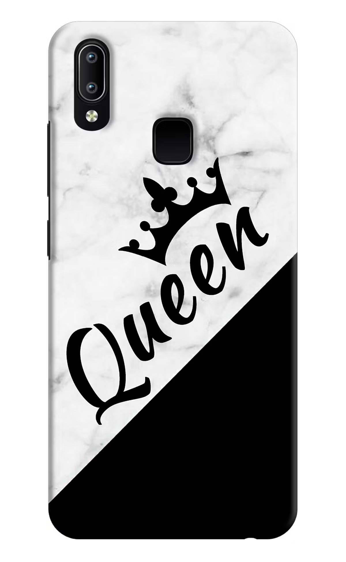 Queen Vivo Y91/Y93/Y95 Hard Case Back Cover by Casekaro