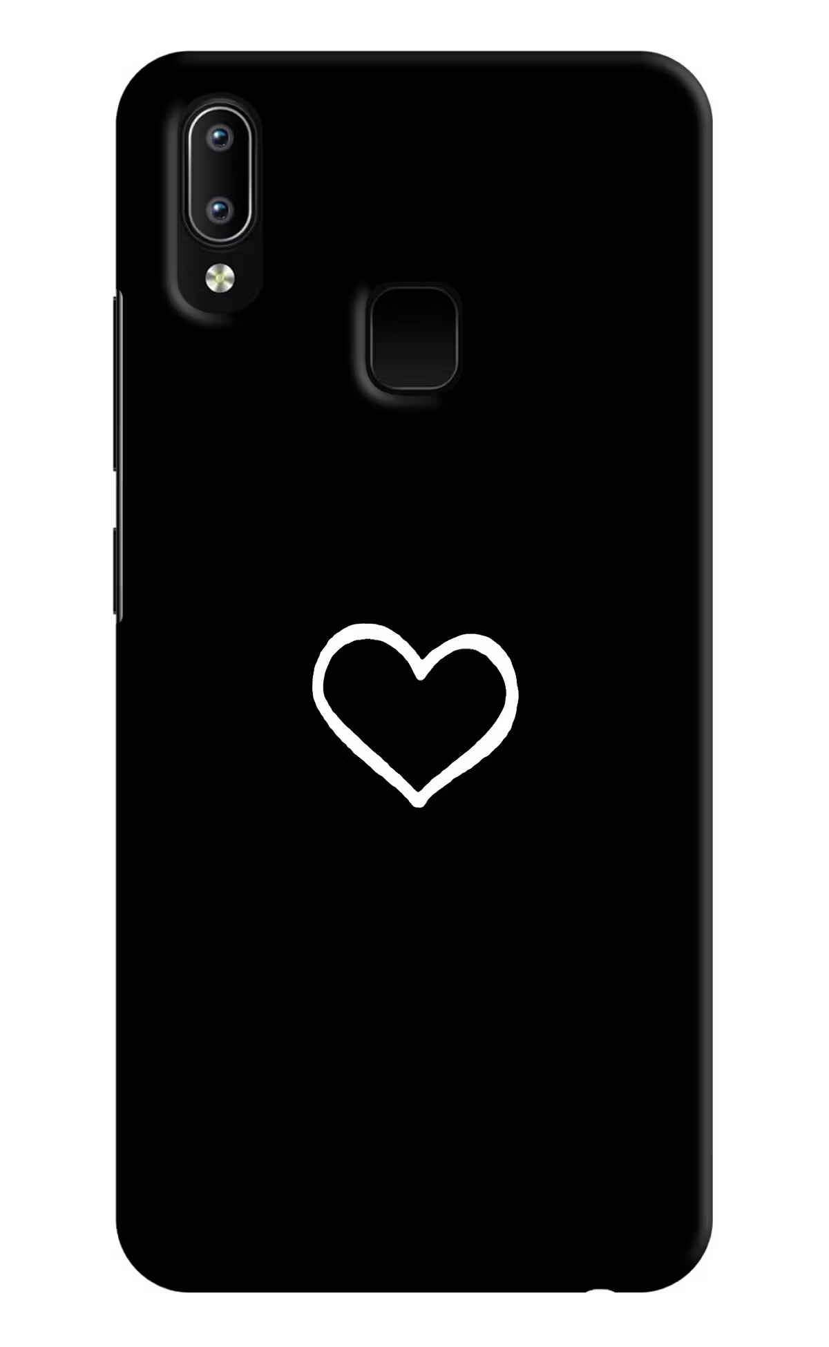 Heart Vivo Y91/Y93/Y95 Hard Case Back Cover by Casekaro