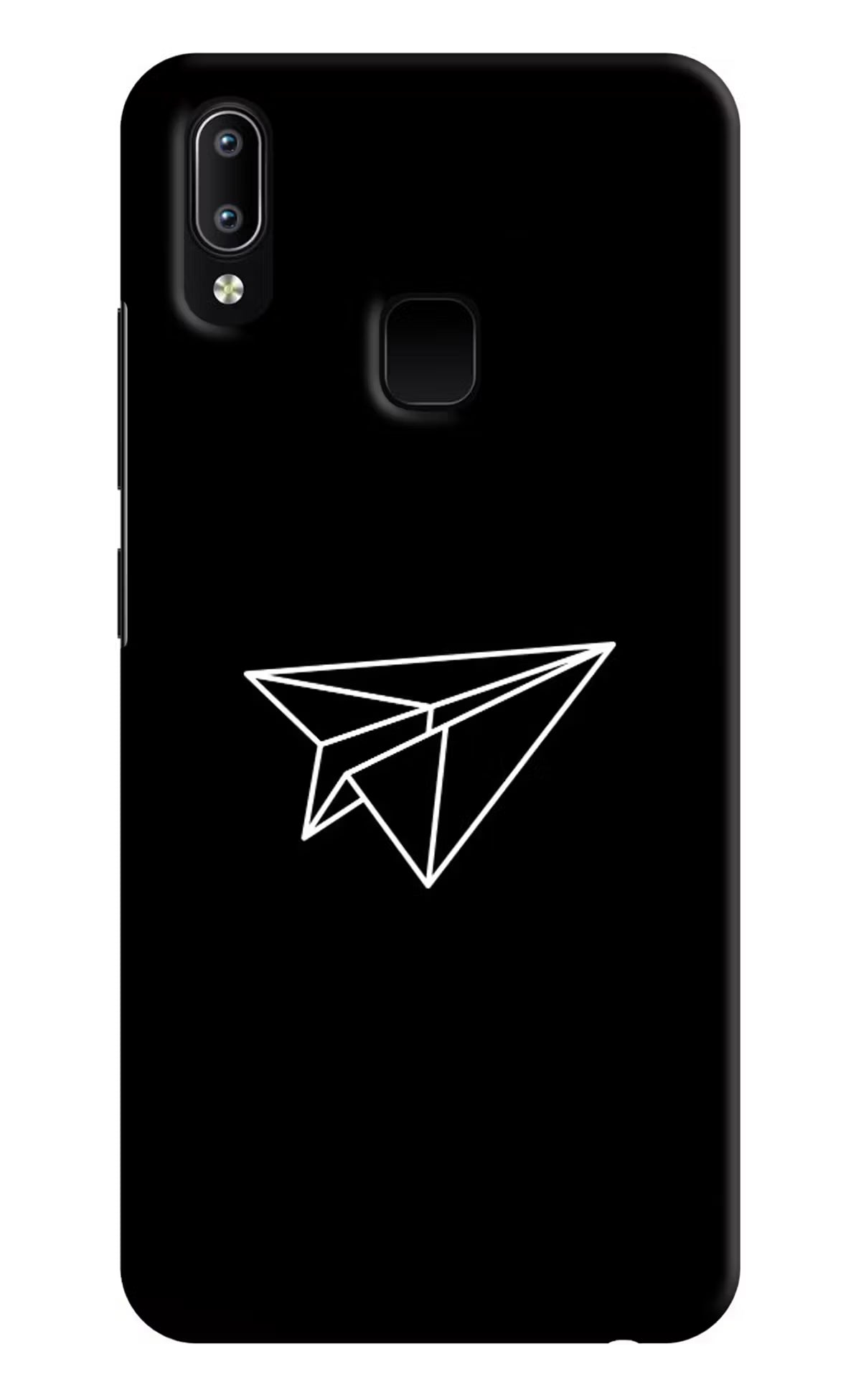 Paper Plane White Vivo Y91/Y93/Y95 Hard Case Back Cover by Casekaro