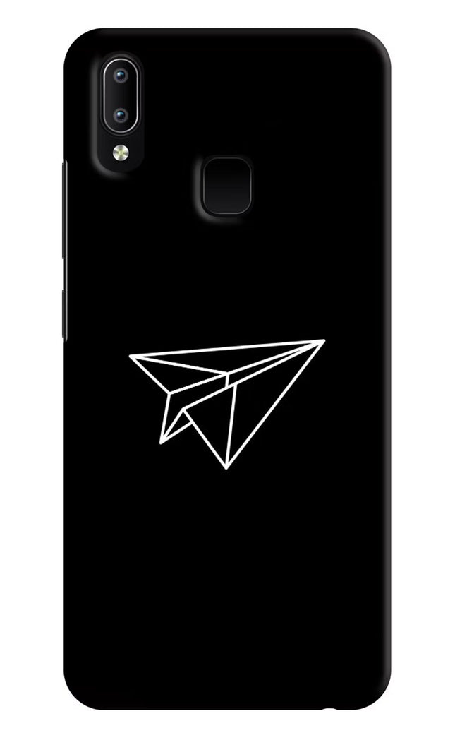 Paper Plane White Vivo Y91/Y93/Y95 Hard Case Back Cover by Casekaro