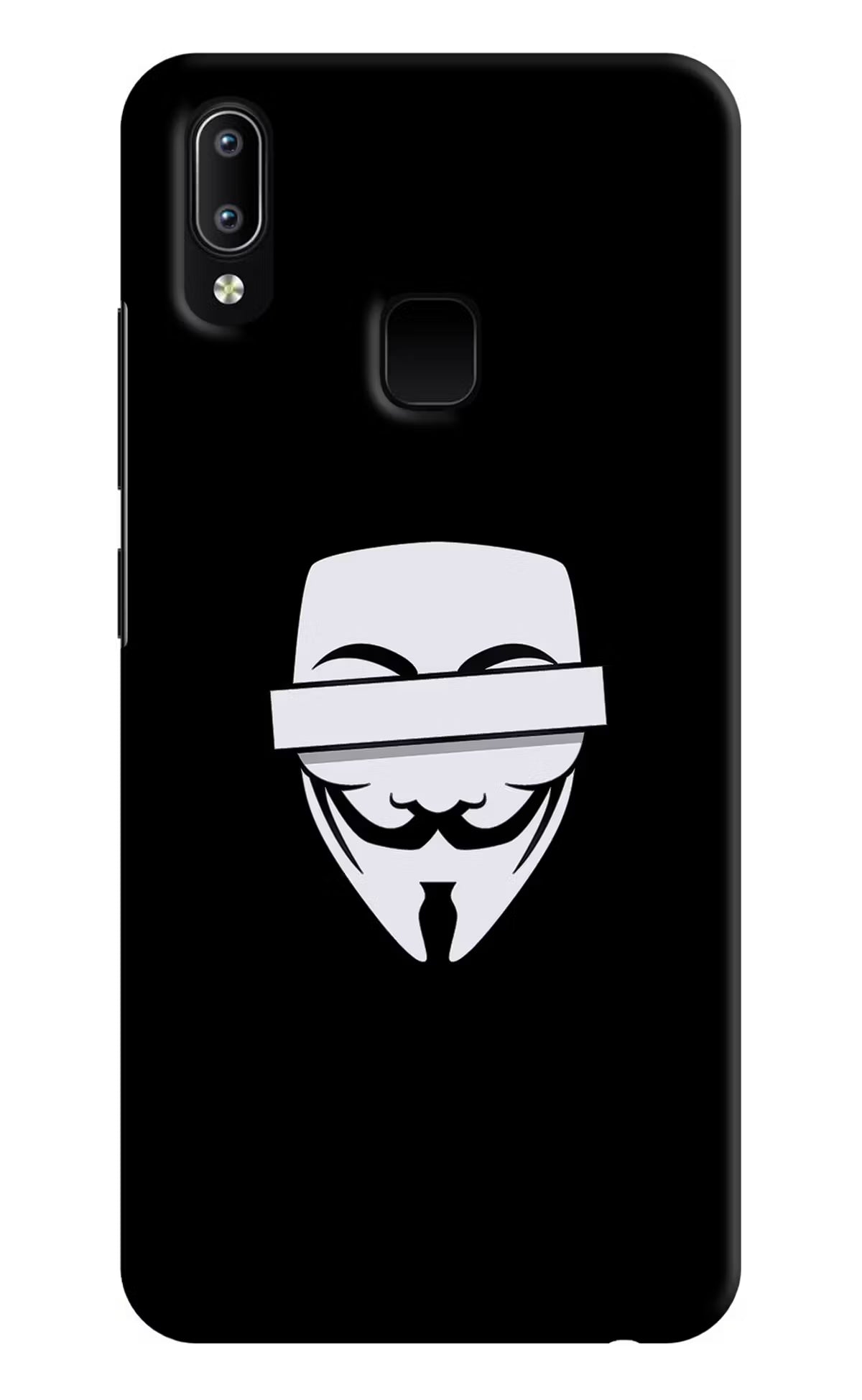Anonymous Face Vivo Y91/Y93/Y95 Hard Case Back Cover by Casekaro
