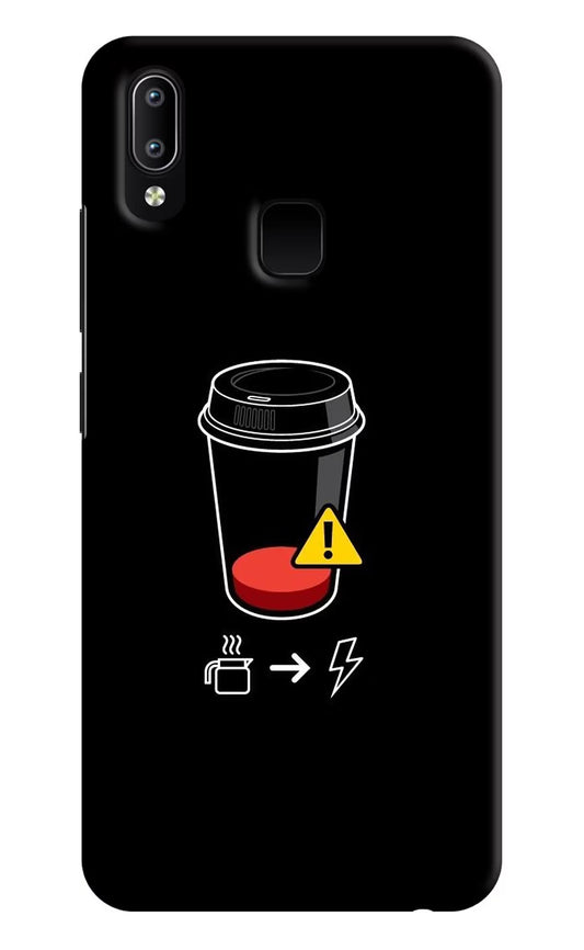 Coffee Vivo Y91/Y93/Y95 Hard Case Back Cover by Casekaro