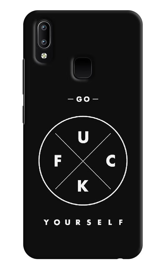 Go Fuck Yourself Vivo Y91/Y93/Y95 Hard Case Back Cover by Casekaro