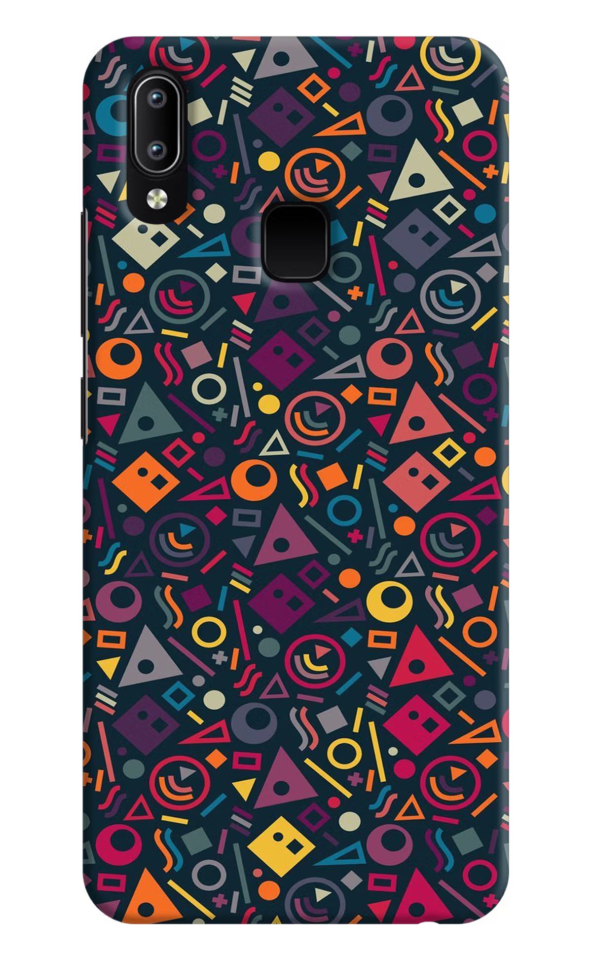 Geometric Abstract Vivo Y91/Y93/Y95 Hard Case Back Cover by Casekaro