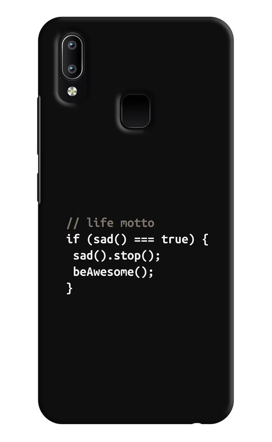 Life Motto Code Vivo Y91/Y93/Y95 Back Cover, Hard case