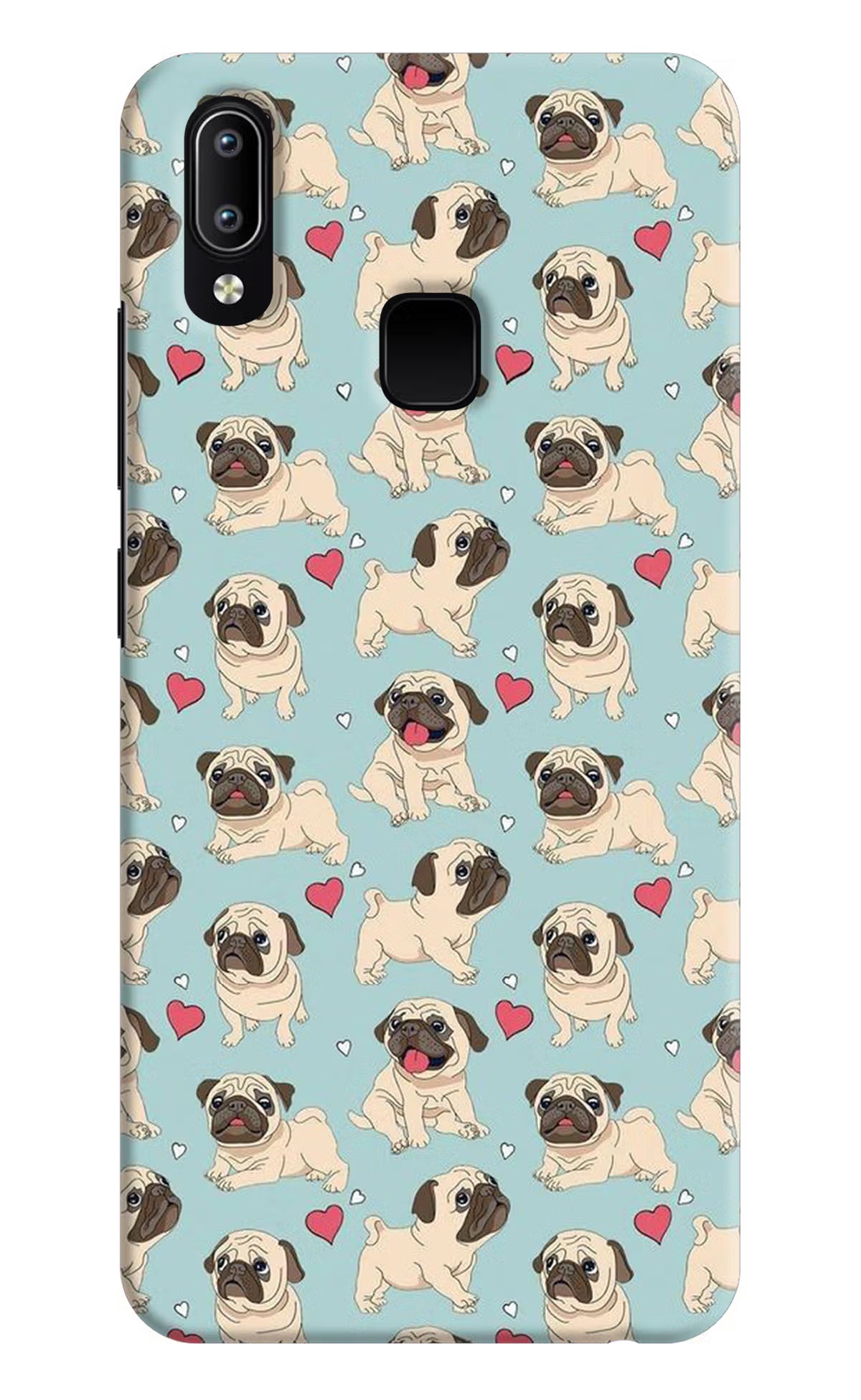 Pug Dog Vivo Y91/Y93/Y95 Hard Case Back Cover by Casekaro