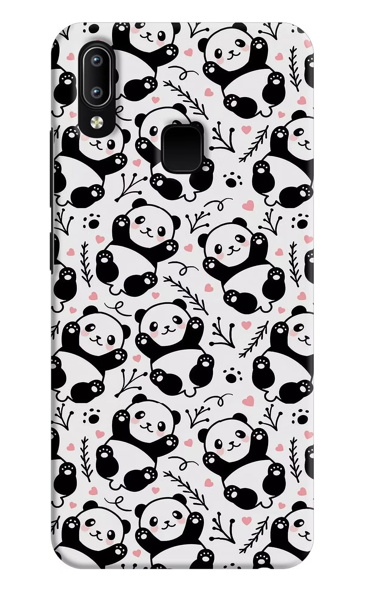 Cute Panda Vivo Y91/Y93/Y95 Hard Case Back Cover by Casekaro