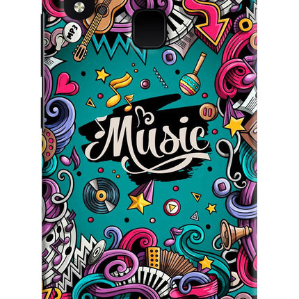 Music Graffiti Vivo Y91/Y93/Y95 Hard Case Back Cover by Casekaro