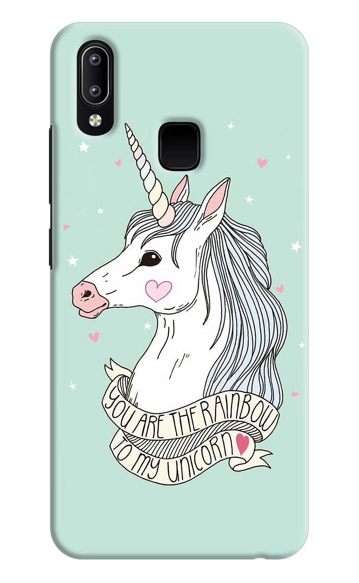 Unicorn Wallpaper Vivo Y91/Y93/Y95 Hard Case Back Cover by Casekaro