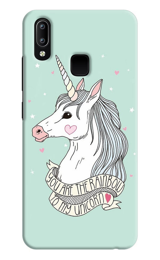 Unicorn Wallpaper Vivo Y91/Y93/Y95 Hard Case Back Cover by Casekaro