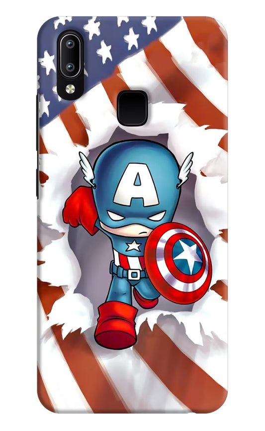Captain America Vivo Y91/Y93/Y95 Hard Case Back Cover by Casekaro