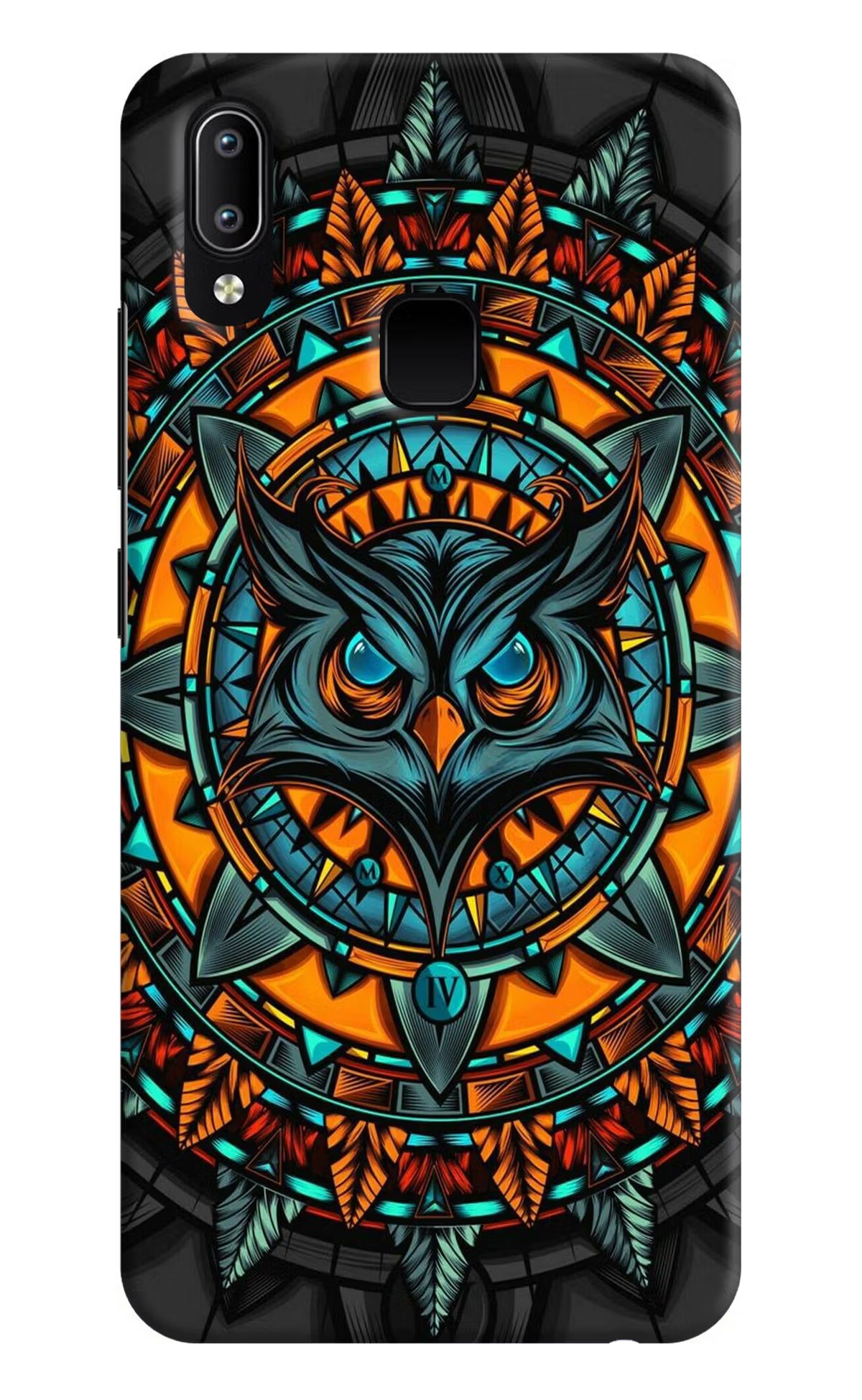 Angry Owl Art Vivo Y91/Y93/Y95 Hard Case Back Cover by Casekaro