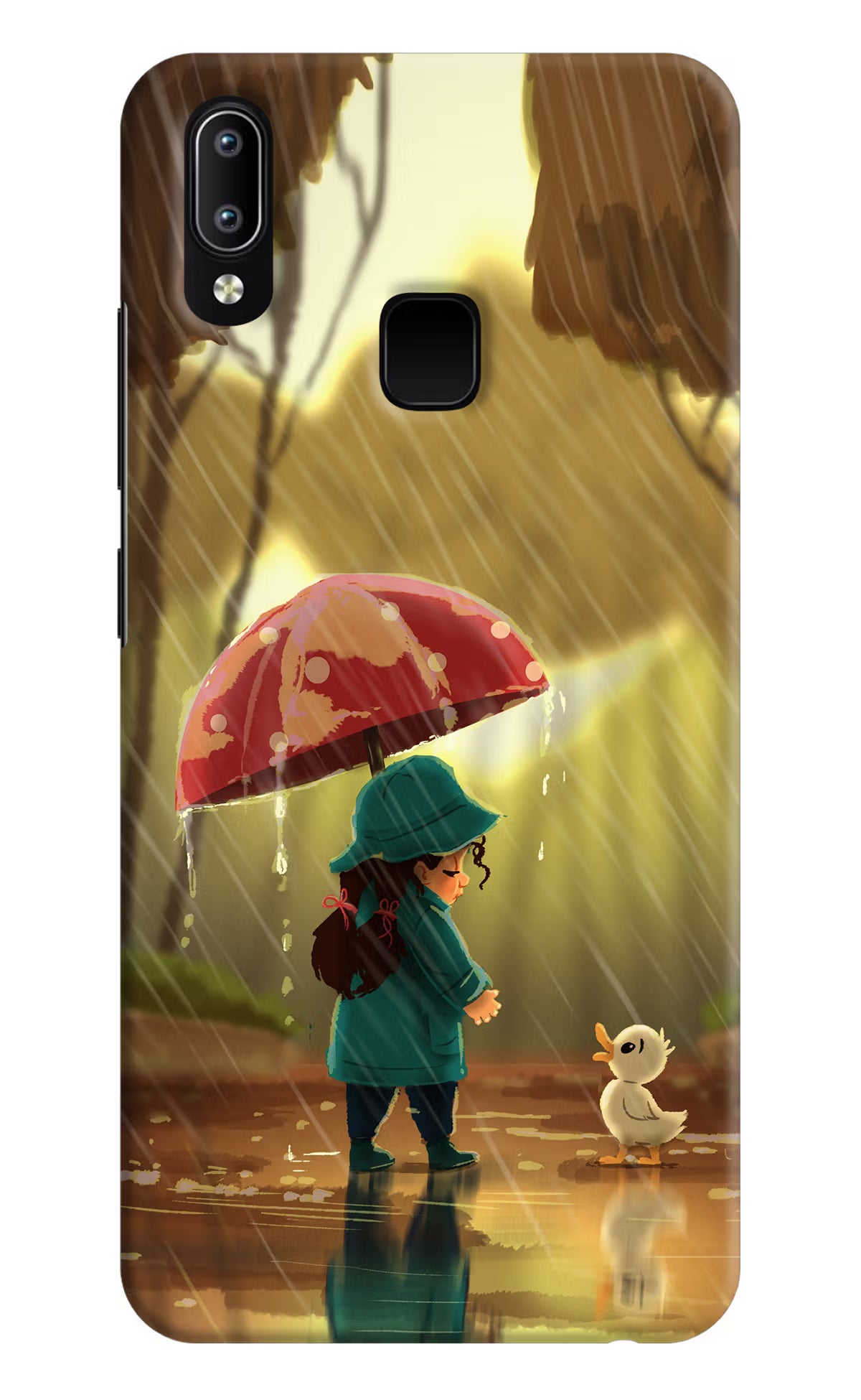 Rainy Day Vivo Y91/Y93/Y95 Hard Case Back Cover by Casekaro