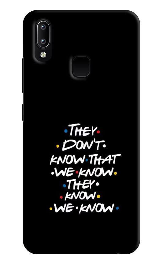 FRIENDS Dialogue Vivo Y91/Y93/Y95 Hard Case Back Cover by Casekaro