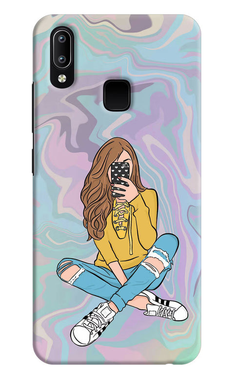 Selfie Girl Vivo Y91/Y93/Y95 Back Cover