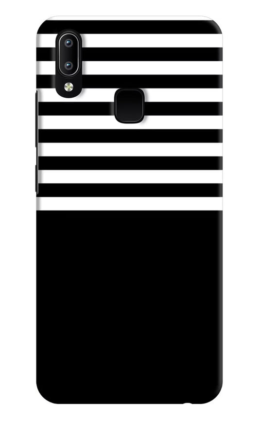Black and White Print Vivo Y91/Y93/Y95 Hard Case Back Cover by Casekaro