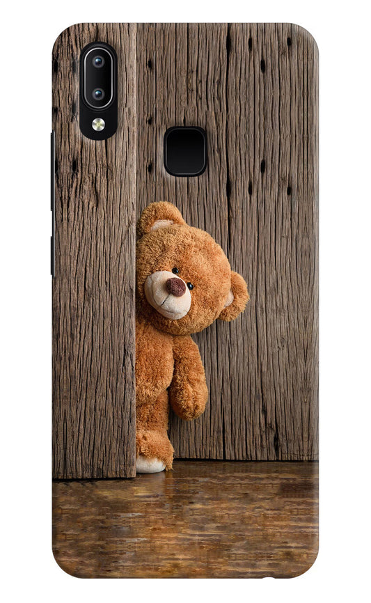 Teddy Wooden Vivo Y91/Y93/Y95 Hard Case Back Cover by Casekaro