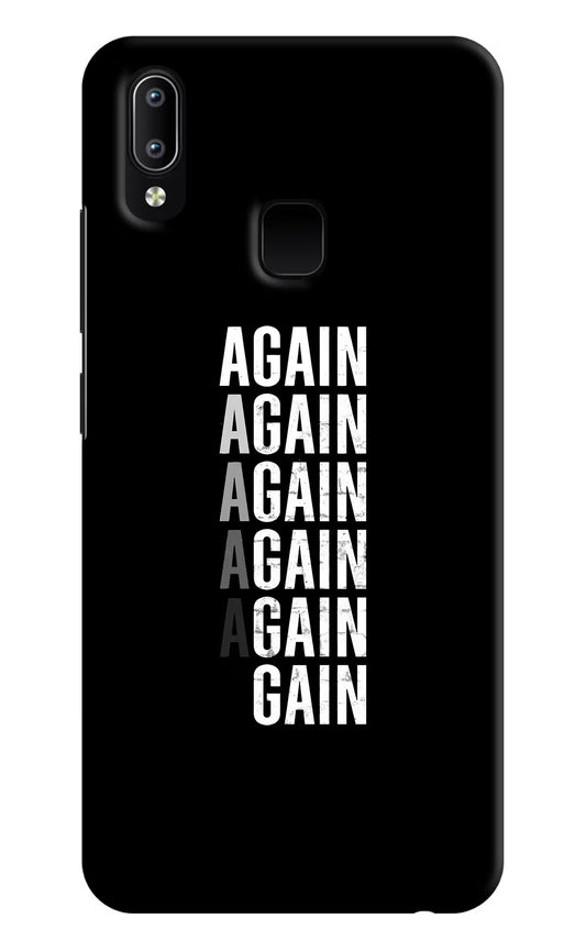 Again Again Gain Vivo Y91/Y93/Y95 Hard Case Back Cover by Casekaro
