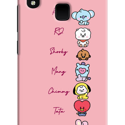 BTS names Vivo Y91/Y93/Y95 Hard Case Back Cover by Casekaro
