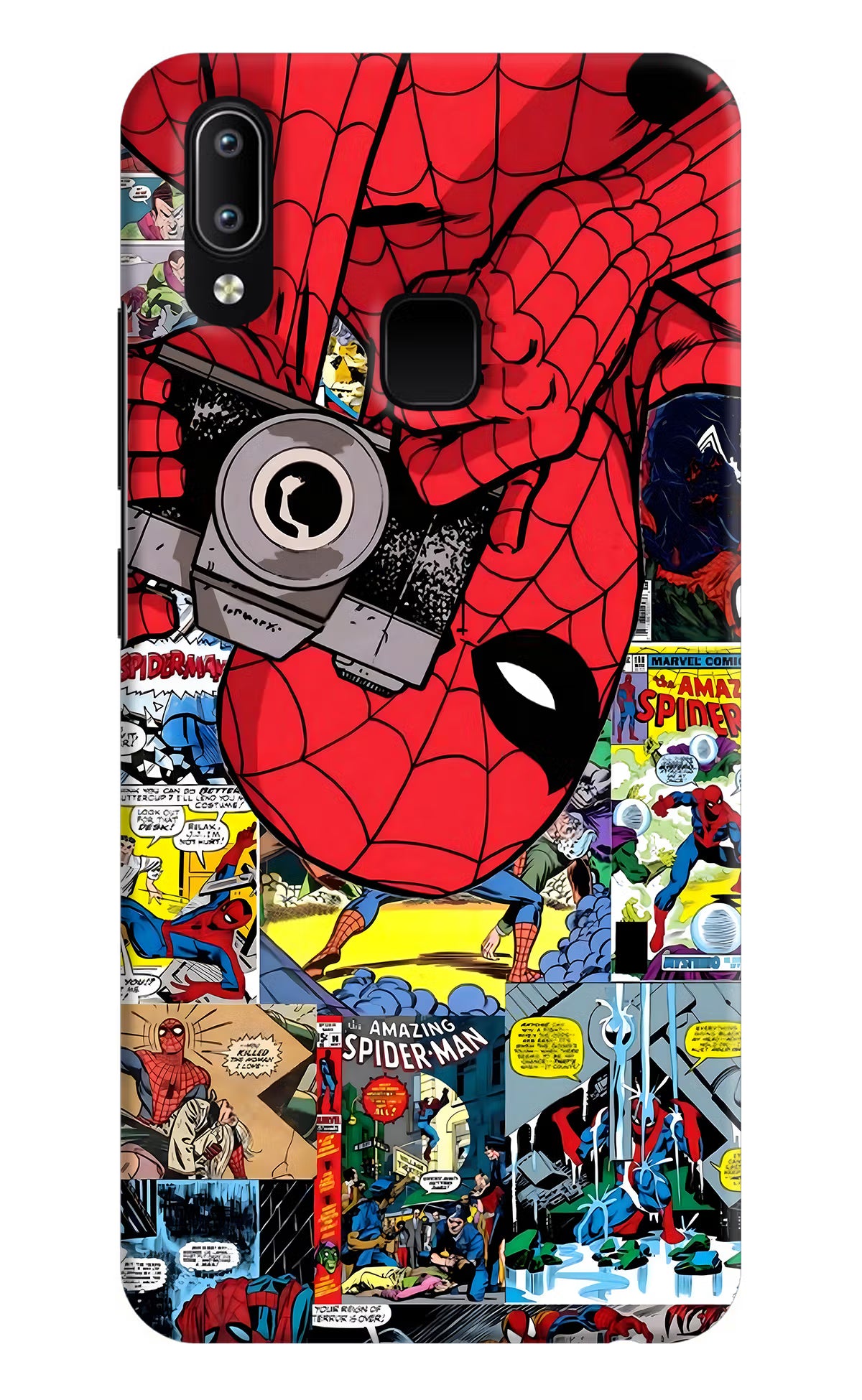 Spider Man Vivo Y91/Y93/Y95 Hard Case Back Cover by Casekaro