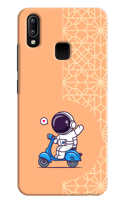 Cute Astronaut Riding Vivo Y91/Y93/Y95 Hard Case Back Cover by Casekaro
