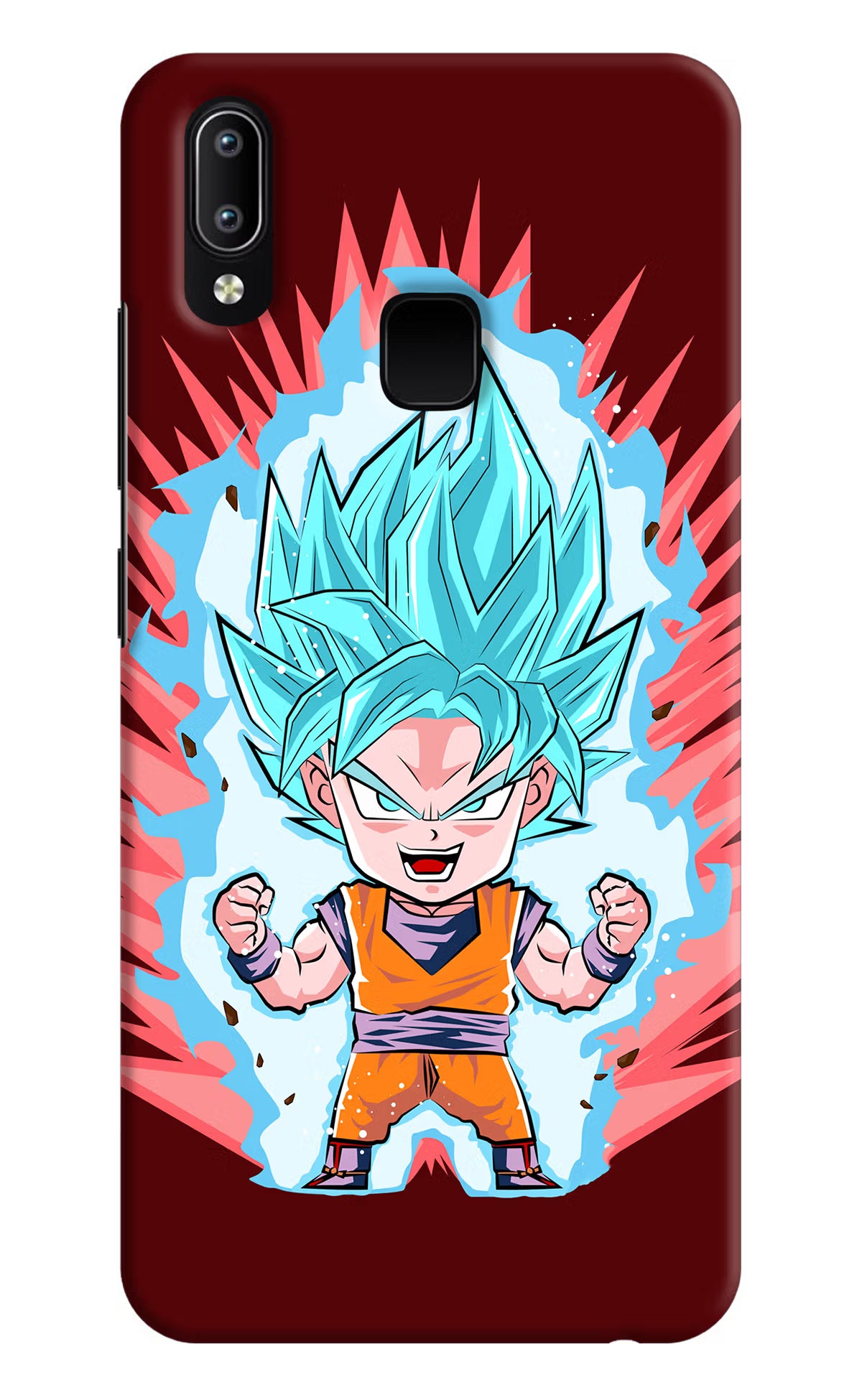 Goku Little Vivo Y91/Y93/Y95 Hard Case Back Cover by Casekaro