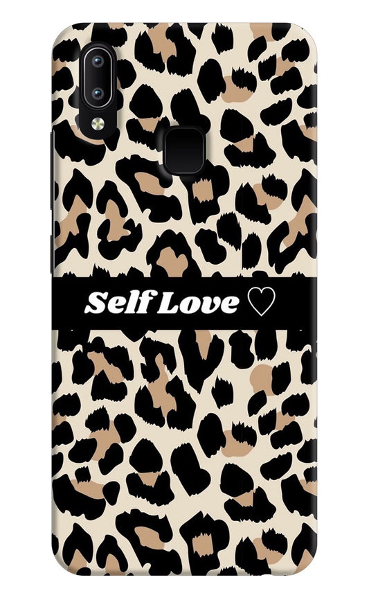 Leopard Print Self Love Vivo Y91/Y93/Y95 Hard Case Back Cover by Casekaro