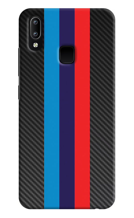 BMW Stripes Pattern Vivo Y91/Y93/Y95 Hard Case Back Cover by Casekaro