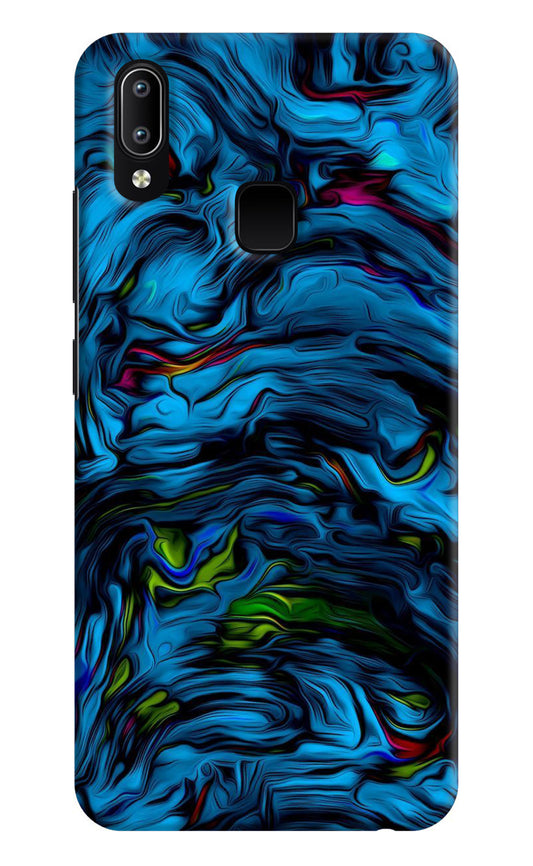 Dark Blue Abstract Vivo Y91/Y93/Y95 Back Cover