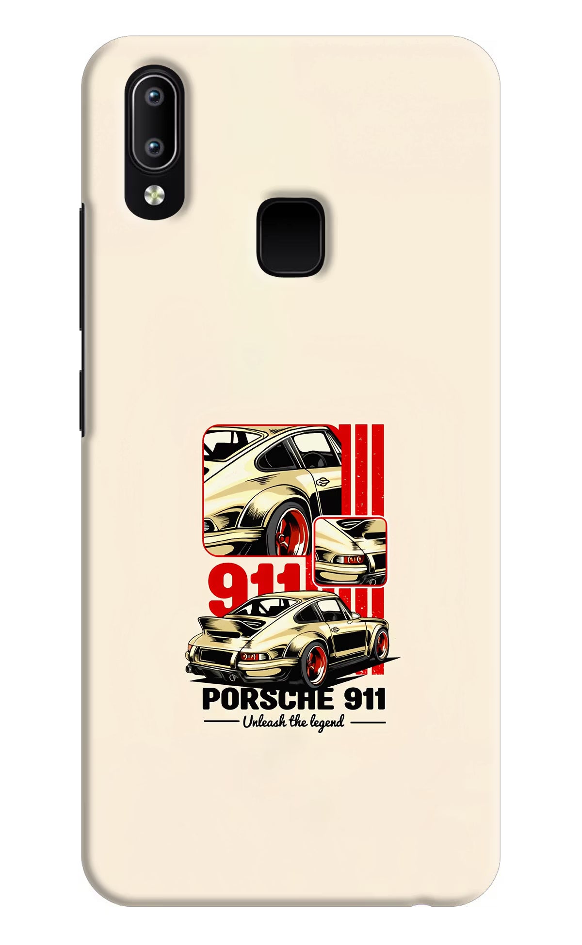 Classic Porsche 911 Vivo Y91/Y93/Y95 Hard Case Back Cover by Casekaro