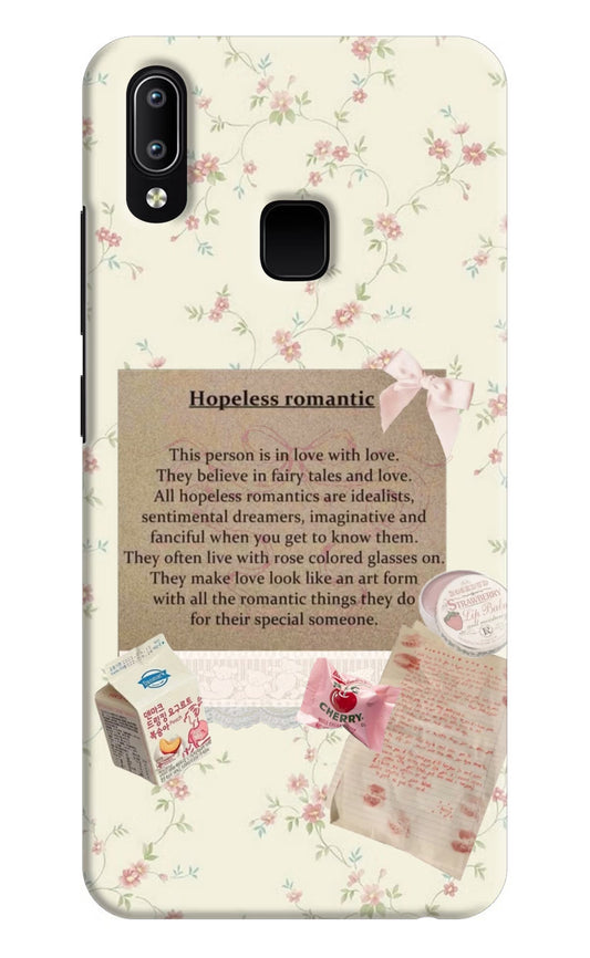 Hopeless Romantic Vivo Y91/Y93/Y95 Hard Case Back Cover by Casekaro